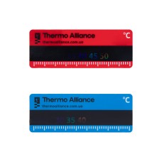 Комплект наклеек с термометром Standart  для коллектора (красная+синяя) TAS342RB Thermo Alliance