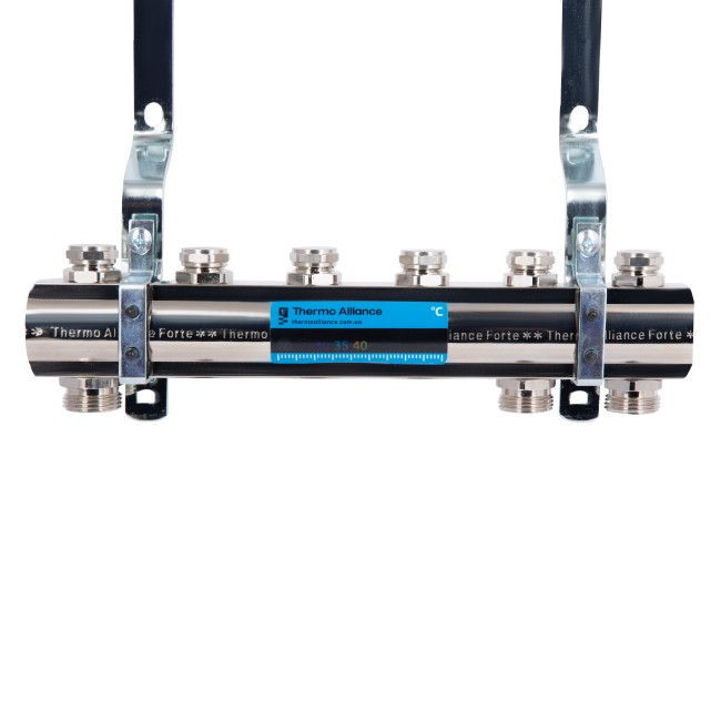 Комплект наклеек с термометром Standart  для коллектора (красная+синяя) TAS342RB Thermo Alliance