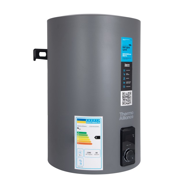 Водонагреватель электрический Thermo Alliance 80 л Grey,  вертикальный, сухой ТЭН 2,0 кВт D80V20J3(D)KG