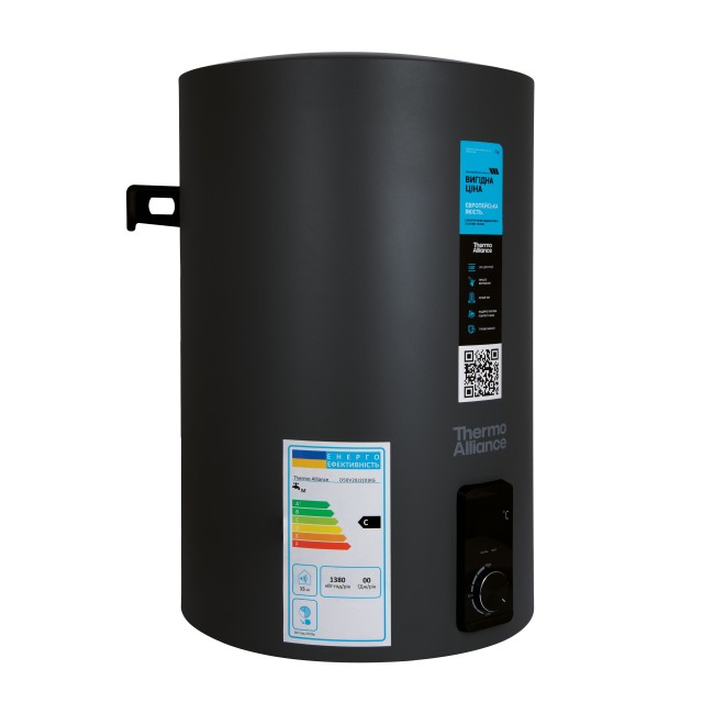 Водонагреватель электрический Thermo Alliance 100 л Black,  вертикальный, сухой ТЭН 2,0 кВт D100V20J3(D)KВ
