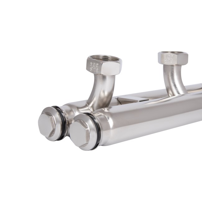 Коллектор распределительный Thermo Alliance Forte Quick System для 2 насосных групп 1 1/4"x1, нерж. сталь SUS 304 TAF-QSK2