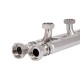 Коллектор распределительный Thermo Alliance Forte Quick System для 2 насосных групп 1 1/4"x1, нерж. сталь SUS 304 TAF-QSK2