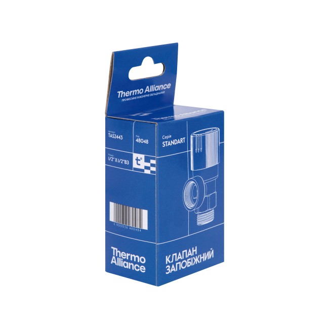 Клапан запобіжний 1/2"ВЗ (2.5 бар) Thermo Alliance Standart TAS24425