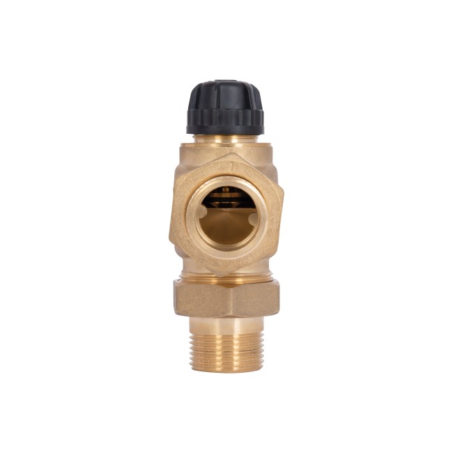 Кран трехходовой распределительный без термоголовки Thermo Alliance Forte (M30x1,5; 30-70°С) 1" (11/4") TAF362W2532