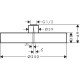 Верхній душ hansgrohe Rainfinity 250 1jet 26228700 білий/матовий
