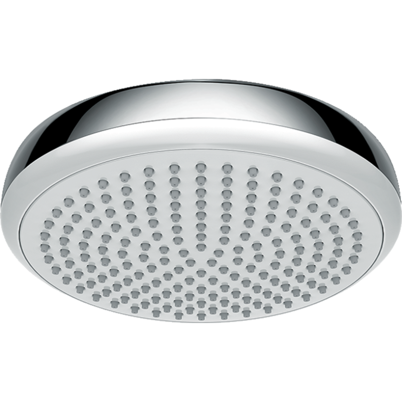 Верхній душ hansgrohe Crometta 160 1jet EcoSmart 26578400 білий/хром