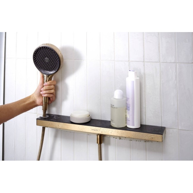 Боковой душ hansgrohe Rainfinity 500 1jet с полкой 26243990 золото