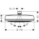 Верхній душ hansgrohe Crometta 160 1jet LowPressure 26576400 білий/хром