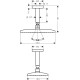 Верхній душ hansgrohe Raindance E 250 AIR 1jet стельовий, хром 27380000