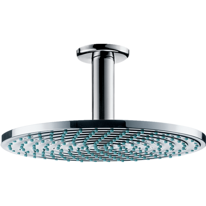 Верхній душ hansgrohe Raindance S 240 1jet EcoSmart зі стельовим з'єднувачем 27463000 хром