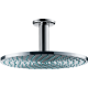 Верхній душ hansgrohe Raindance S 240 1jet EcoSmart зі стельовим з'єднувачем 27463000 хром