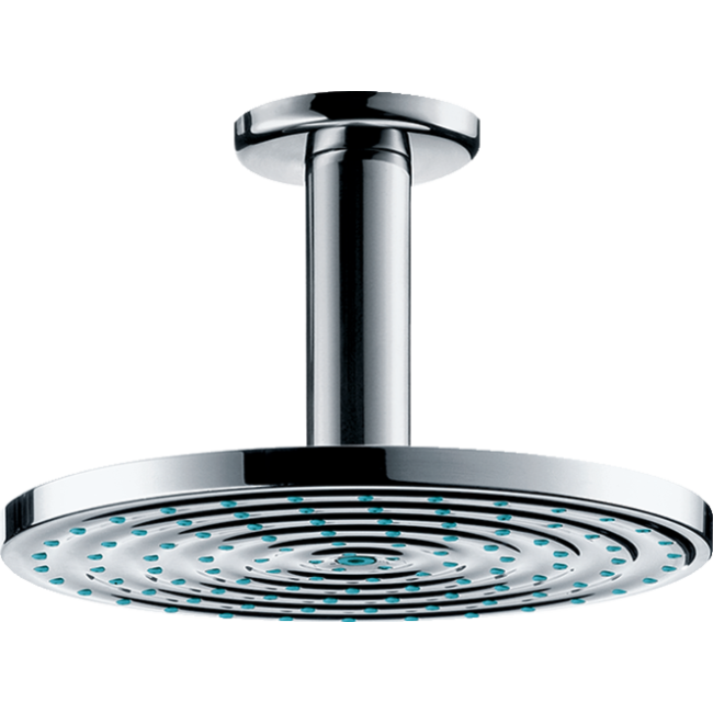 Верхній душ hansgrohe Raindance S 180 1jet EcoSmart зі стельовим з'єднувачем 27464000 хром