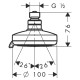 Верхній душ hansgrohe Croma 100 27443000 хром