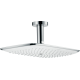 Верхній душ hansgrohe PuraVida 1jet EcoSmart зі стельовим кріпленням 26603400 білий/хром