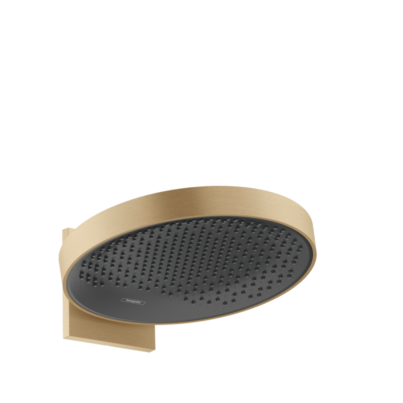 Верхній душ hansgrohe Rainfinity 360 1jet з настінним з'єднувачем 26230140 бронза матовий