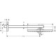 Верхній душ hansgrohe Raindance E 300 1jet з душовим кронштейном, золото 26238990