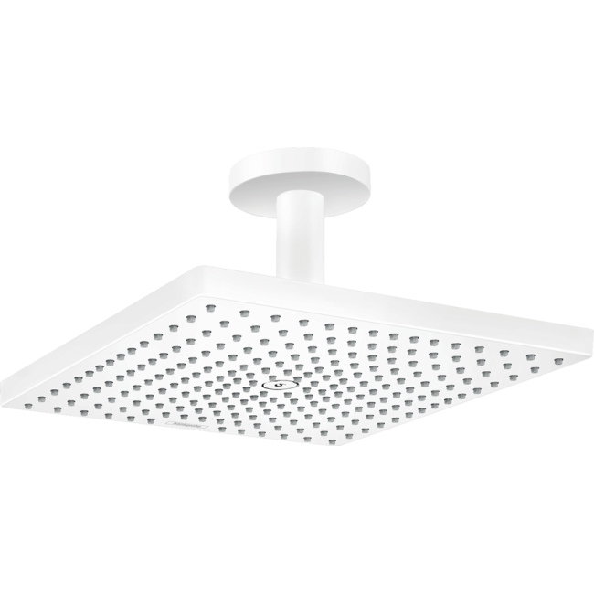 Верхний душ hansgrohe Raindance E 300 1jet с потолочным соединителем, белый матовый 26250700