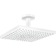 Верхній душ hansgrohe Raindance E 300 1jet зі стельовим з'єднувачем, білий матовий 26250700
