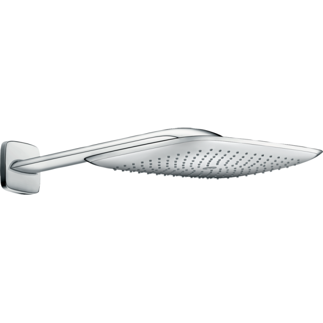 Верхній душ hansgrohe PuraVida 1jet EcoSmart з душовим кронштейном 26602000 хром