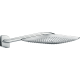 Верхній душ hansgrohe PuraVida 1jet EcoSmart з душовим кронштейном 26602000 хром