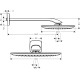 Верхній душ hansgrohe PuraVida 1jet EcoSmart з душовим кронштейном 26602000 хром