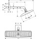 Верхній душ hansgrohe Raindance E 360 AIR 1jet, хром 27371000