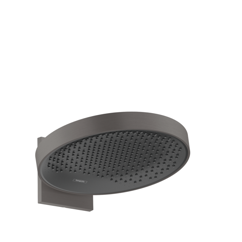 Верхній душ hansgrohe Rainfinity 360 1jet з настінним з'єднувачем 26230340 чорний матовий хром