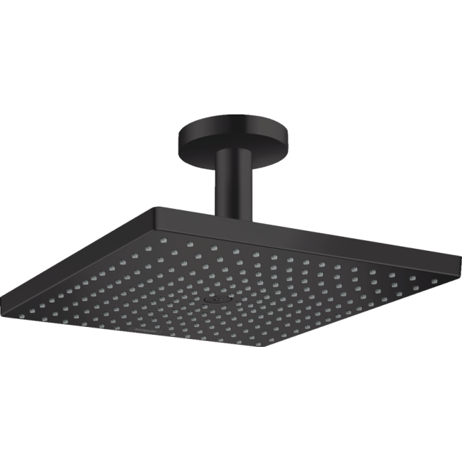 Верхний душ hansgrohe Raindance E 300 1jet с потолочным соединителем, черный матовый 26250670