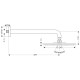 Верхній душ hansgrohe Raindance S 240 1jet EcoSmart з кронштейном 27461000