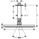 Верхній душ hansgrohe Raindance S 240 1jet P потолковий, хром 27620000