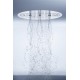 Верхній душ hansgrohe Raindance Rainmaker Air 3jet 600 з підсвіткою, хром 28404000