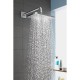 Верхній душ hansgrohe Croma E 280 1jet EcoSmart без кронштейну 26258000 хром