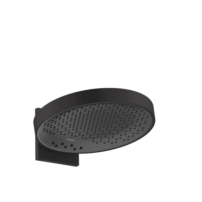 Верхний душ hansgrohe Rainfinity 360 3jet с настенным соединителем 26234670 черный матовый