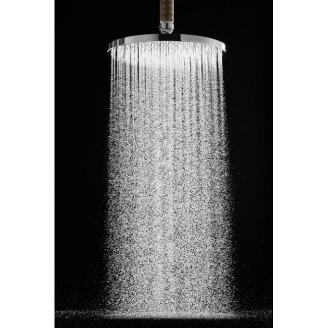 Верхний душ hansgrohe Raindance S 240 1jet PowderRain с держателем 390 мм, хром 27607000
