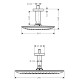 Верхній душ hansgrohe PuraVida 27390000 хром