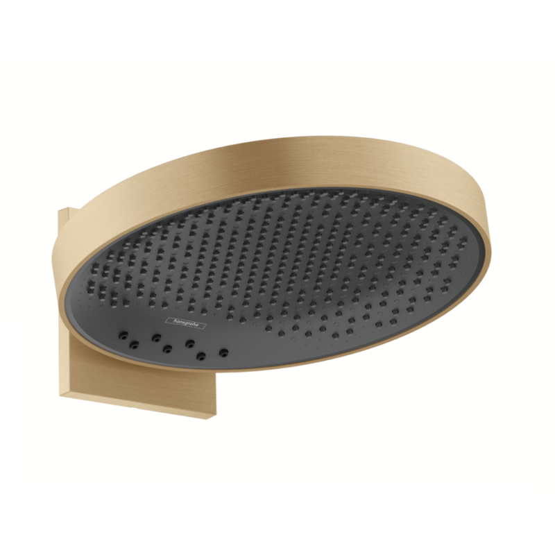 Верхній душ hansgrohe Rainfinity 360 3jet з настінним з'єднувачем 26234140 бронза матовий