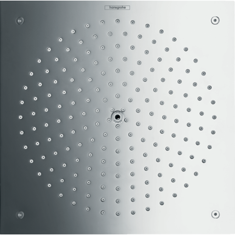 Верхній душ hansgrohe Raindance Air 1 jet EcoSmart 260×260 мм, хром 26481000