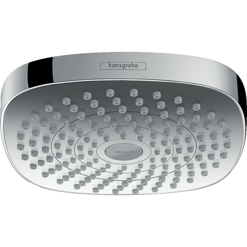 Верхній душ hansgrohe Croma Select E 180, 2jet EcoSmart 26528000 хром