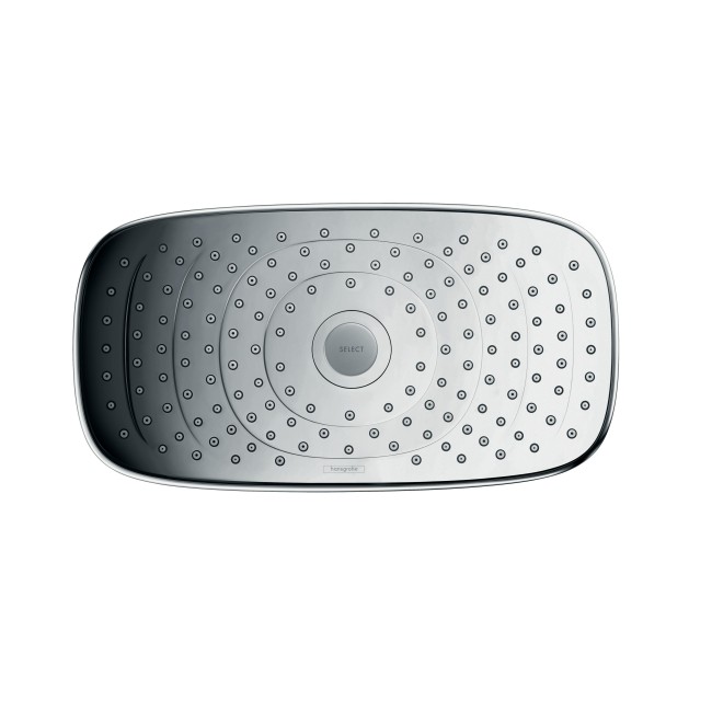 Верхній душ hansgrohe Raindance Select E 300 2jet стельовий, хром 27384000
