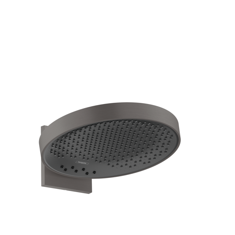 Верхній душ hansgrohe Rainfinity 360 3jet з настінним з'єднувачем 26234340 чорний матовий хром