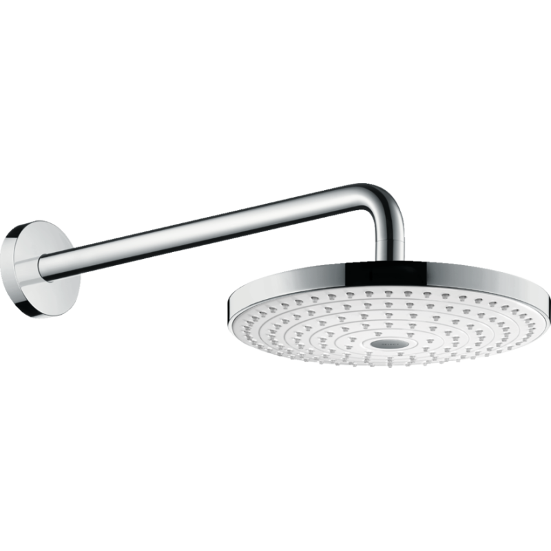 Верхній душ hansgrohe Raindance Select S 240 2jet EcoSmart настінний, білий/хром 26470400
