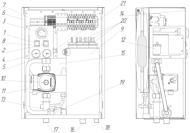 Будова котла Данко-Е
