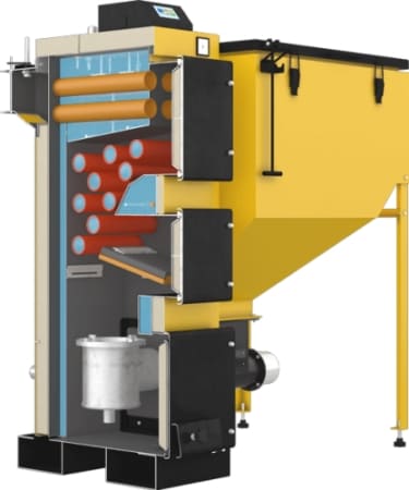 Котел Данко-ТЕМ в разрезе