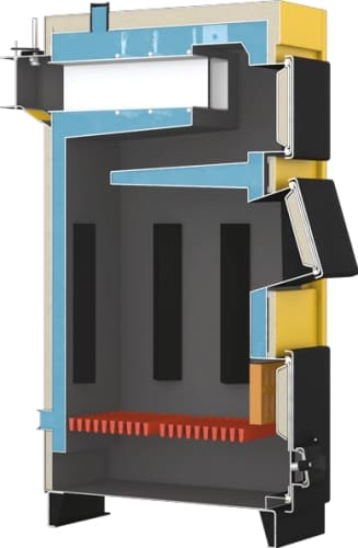 Котел Данко-ТН в разрезе